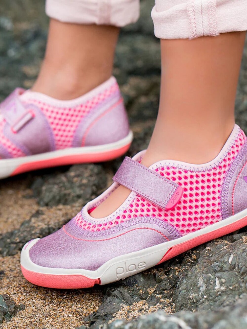 New Plae Emme Open Mesh Lotus Sneaker